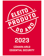 Selo produto do ano 2023 - câmara arlo