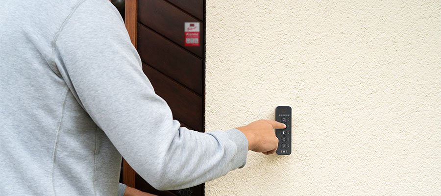 fechadura inteligente painel