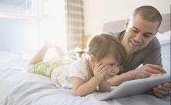 regras de segurança para os mais novos, ensinar pai e filho