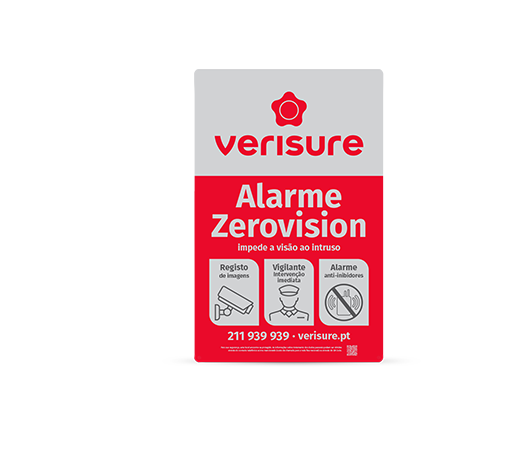 Placa exterior do alarme verisure