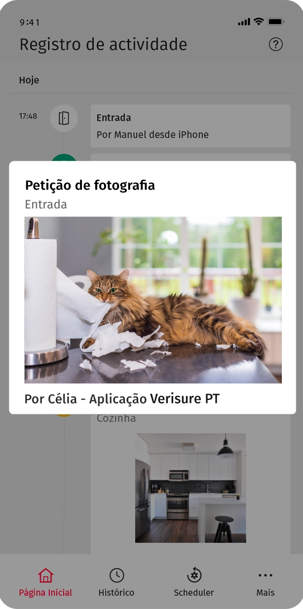 Controlo de acessos através da aplicação