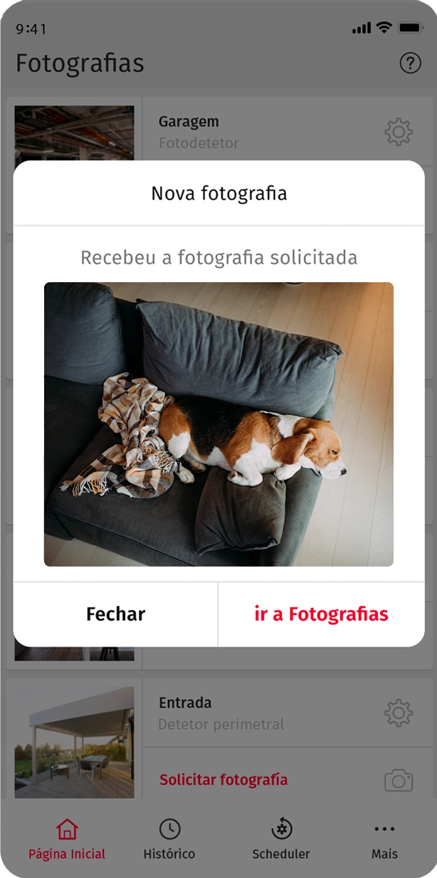 Definição automática de quando fecha a porta através da app
